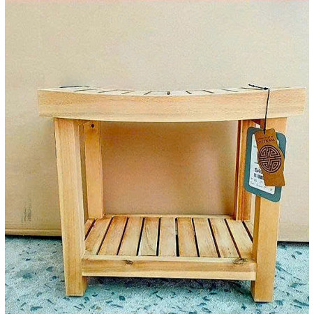 60-249845 Natural : Ghế Đôn , Ghế Tắm - Màu Tự Nhiên